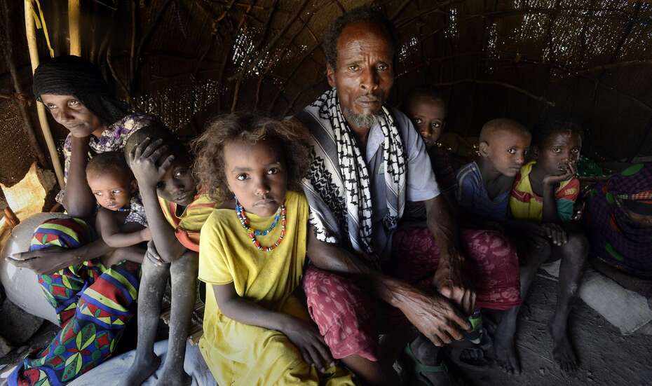 Famillie in Äthiopien