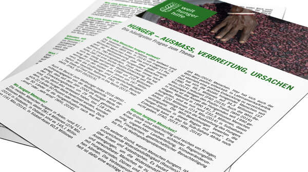Deckblatt der Publikation: Hunger - Ausmass, Vertreibung, Ursachen