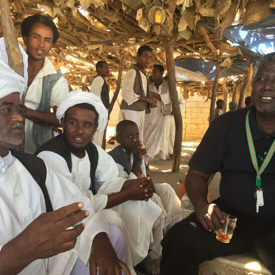 Mahmoud El-Hadj Salih WHH Mitarbeiter, Mahmoud El-Hadj Salih Welthungerhilfe employee, Sudan