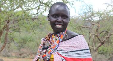 Jackline Melau, Aufseherin im Wasserkiosk in Kenia, Nentaraja.