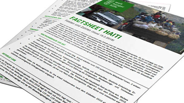 Vorschaubild des Factsheets Haiti.