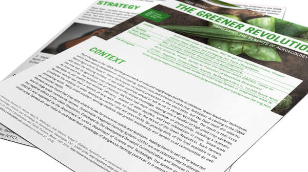 Teaserbild, The Greener Revolution Agroecology