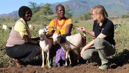 Gesine Cukrowski in Uganda