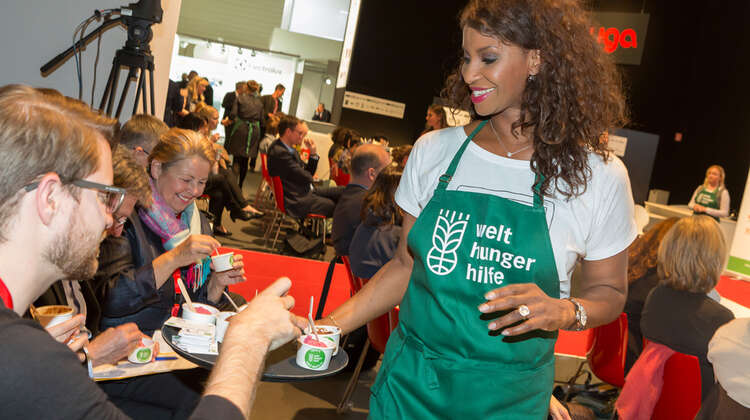 Liz Baffoe für die Welthungerhilfe, ANUGA 2015