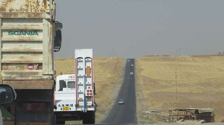 Abgeerntete Weizenfelder 