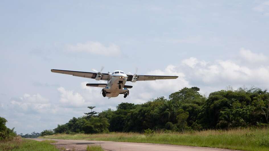 Ehe Lena Voigt den Südsudan per Flugzeug verlassen konnte, vergingen dramatische Stunden. © Andreas Herzau