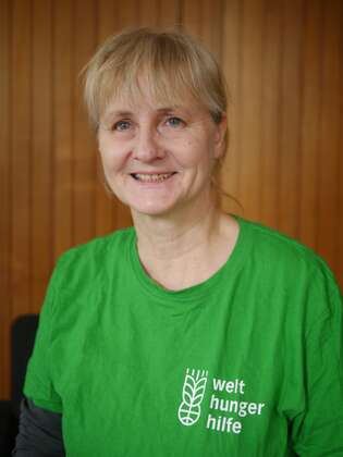 Portraitfoto von Kerstin Bandsom, einer Mitarbeiterin der Welthungerhilfe.