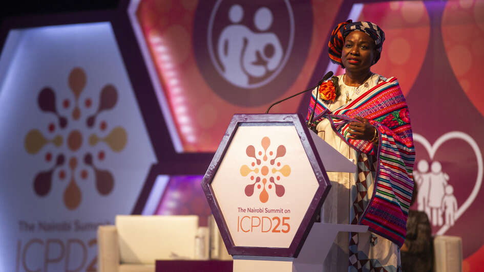 UNFPA-Vorstand Natalia Kanem Nairobi