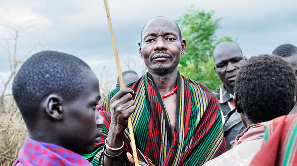 Bewohner in Karamajo