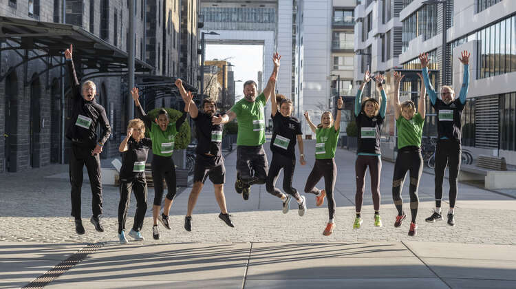 Die Botschafter des #ZeroHungerRun2022, Köln. 