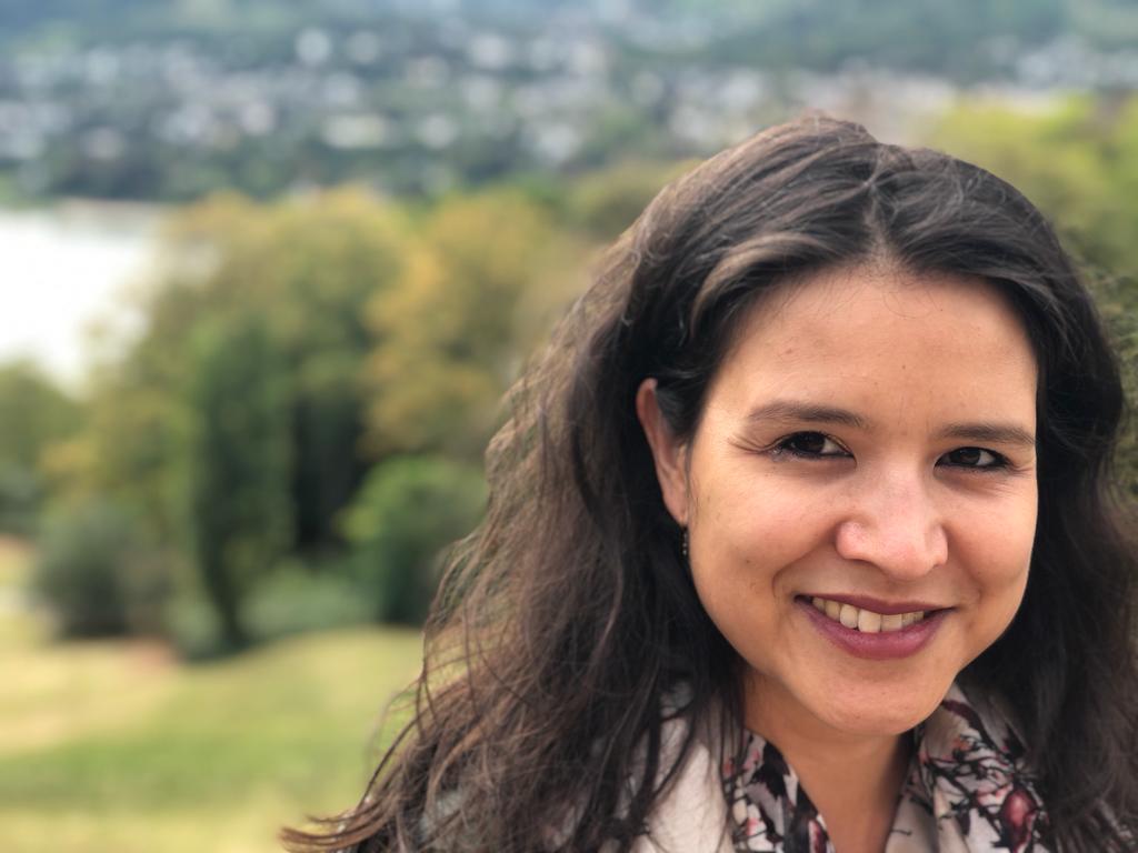 Portrait von Katharina Hamed, Welthungerhilfe-Mitarbeiterin.