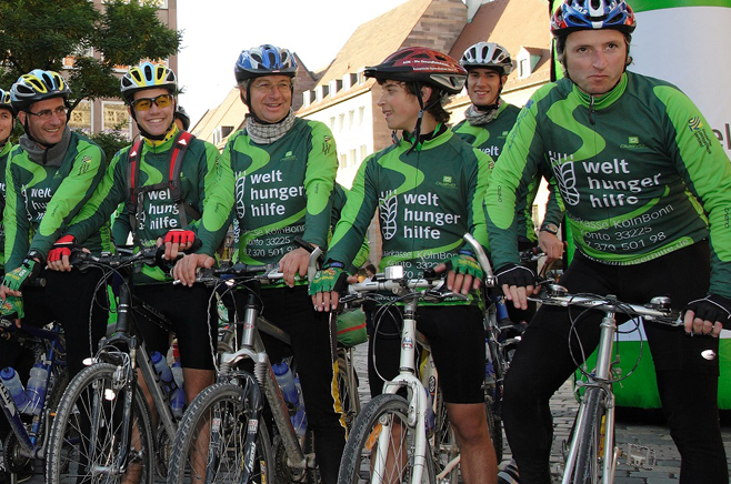 Benefitz-Tour "LebensLäufe" der Deutschen Welthungerhilfe in Nürnberg