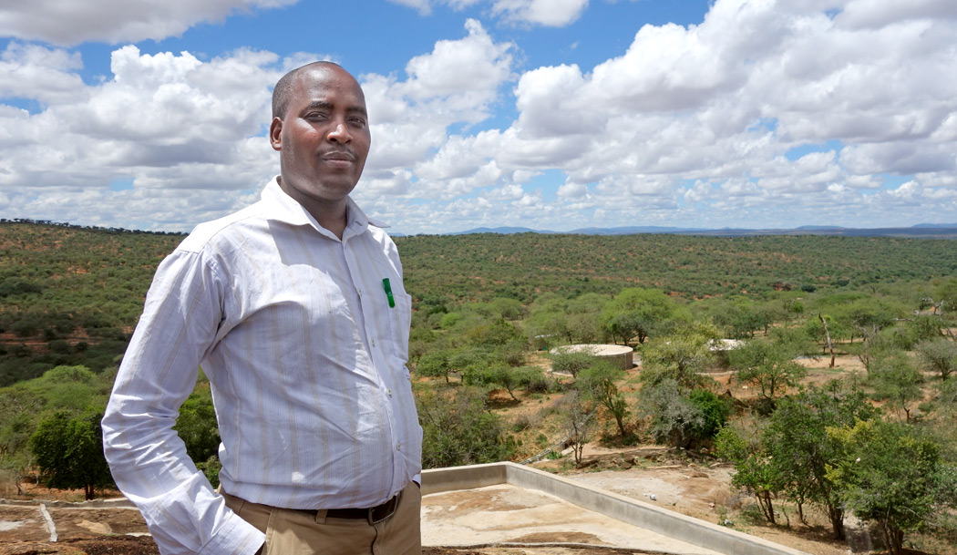 Jackson Nabaala, früher Unterstützer, heute Helfer für die Welthungerhilfe in Liberia.