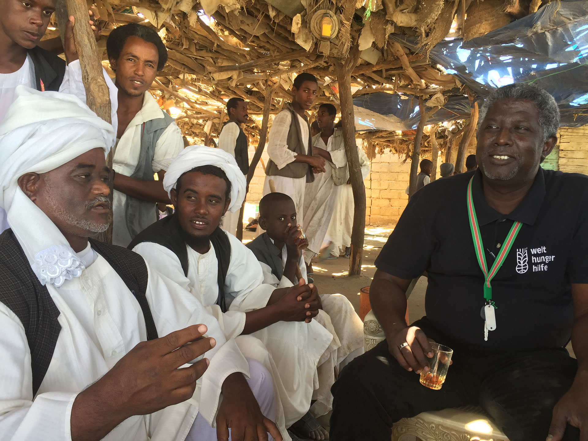 Mahmoud El-Hadj Salih WHH Mitarbeiter, Mahmoud El-Hadj Salih Welthungerhilfe employee, Sudan