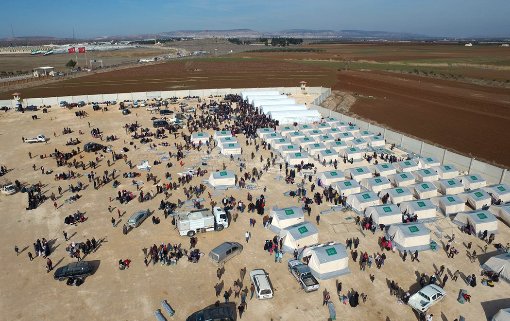 Ein Flüchtlingsager in der Türkei. 