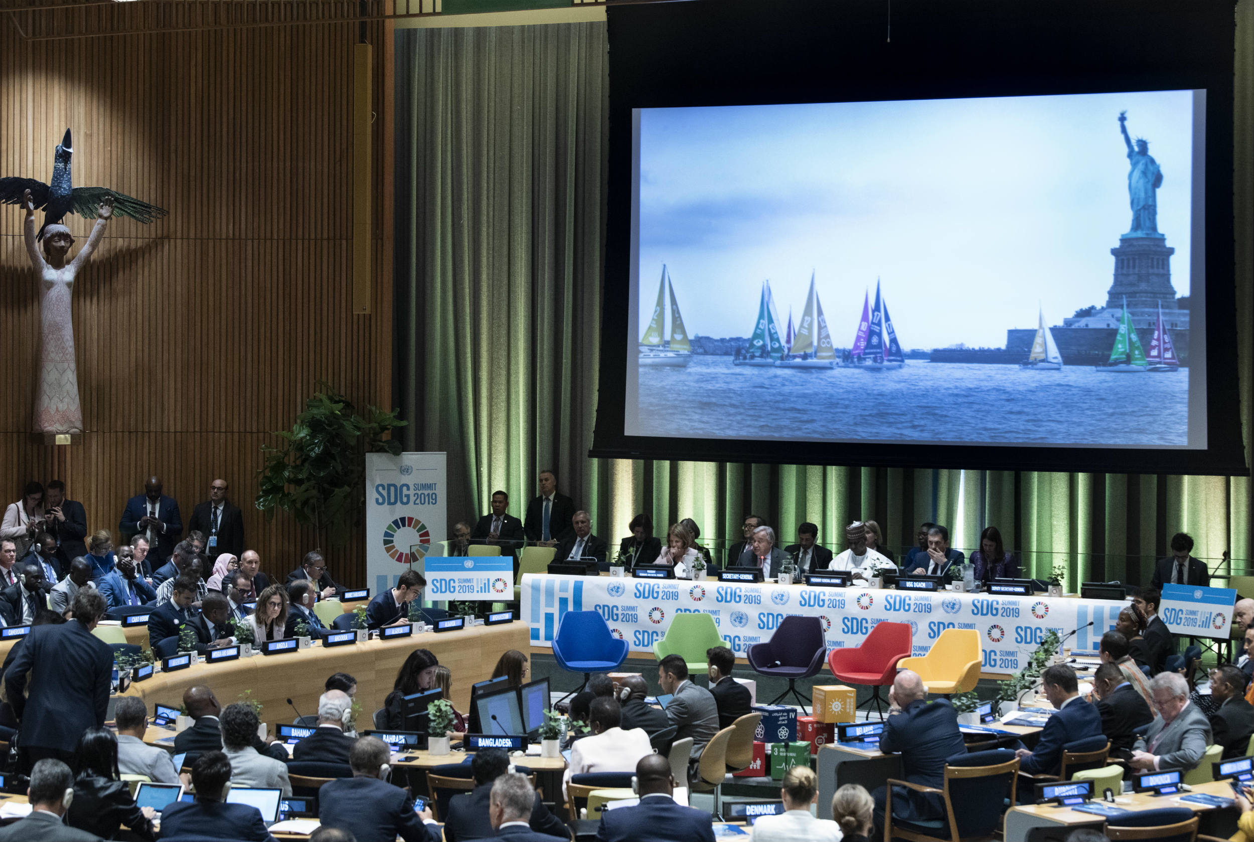 Staats- und Regierungschefs beim SDG-Gipfel in New York.