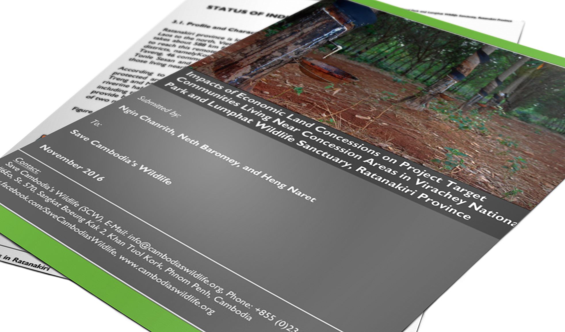 Cover: Land Grabbing - Economic Land Concessions Cambodia